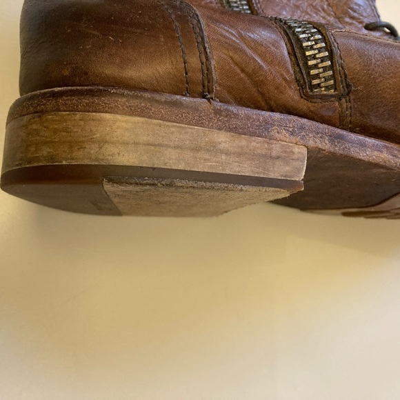 Kenneth Cole RED Saks Fifth Avenue Brown Leather Ankle Boots Men’s 9.5 - Picture 10 of 13